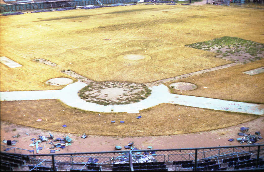 Abandoned: The home plate area (Source: Robin Hanson)